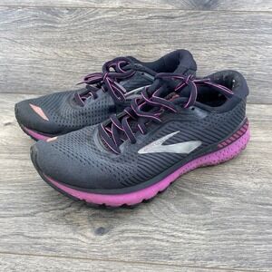 Brooks Women's Adrenaline 20 Running Shoes Size 8.5 Black Pink